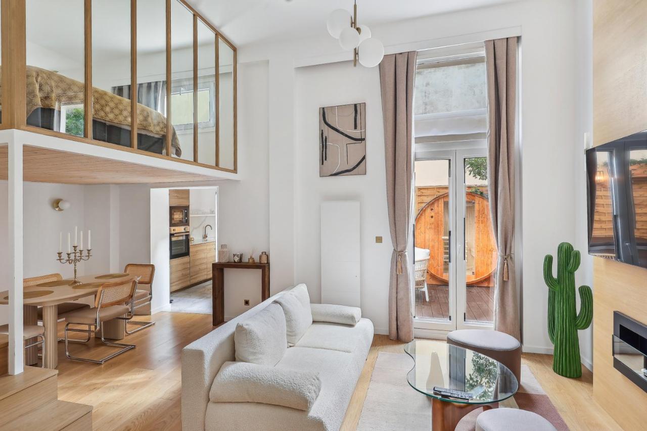 Suite Luxueuse Avec Jardin Prive Sauna Et Jacuzzi Paris Exterior photo