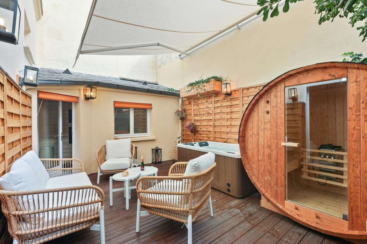 Suite Luxueuse Avec Jardin Prive Sauna Et Jacuzzi Paris Exterior photo